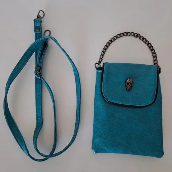 Bad Day Bag Moi Rebelle Green Blue  Small Cross Body Bag - Picture 3 of 7
